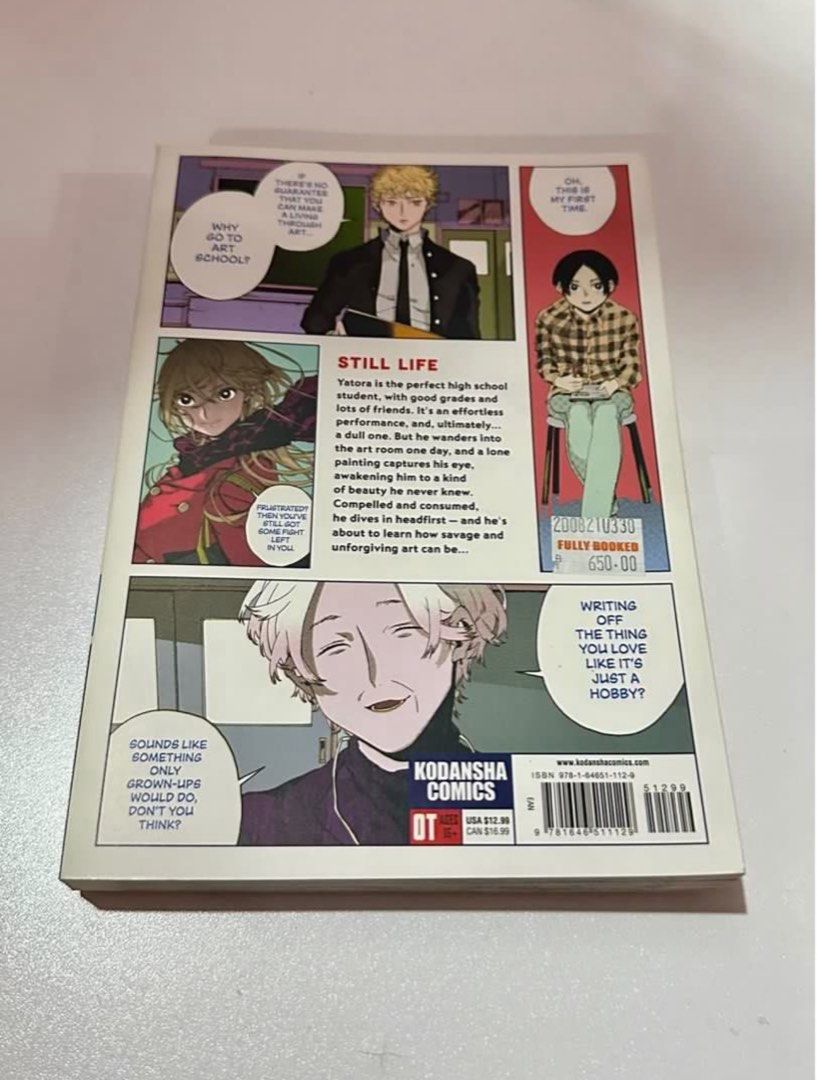 BLUE PERIOD Vol 1 MANGA (Category: Comics & Manga) located in Quezon City. Submitted by m.heart (Listing ID 1406599342, Image 2). Description: 📚 Blue Period English Manga - Volume 1 (Kodansha Comics Manga Official Publisher) 💸‼️SALE Price: P350 (negotiable) 💸OG price: P650 📌Condition: like NEW, bought then kept on shelf, no visible damage. RFS: decluttering, need of funds MOP: GCASH payment only MOD: Grab / Lalamove d Shipping fee shouldered 