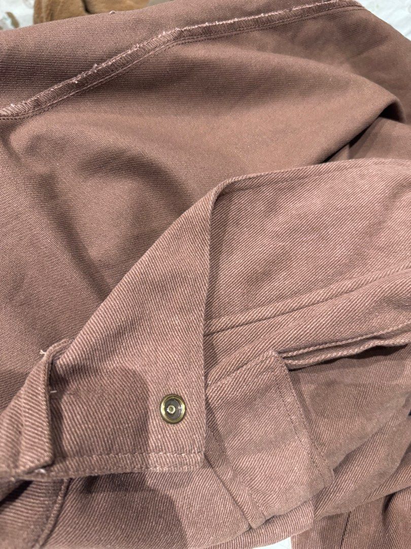 Brown Jacket (Category: Coats, Jackets and Outerwear) located in Singapore. Submitted by andrealiu (Listing ID 1406503568, Image 3). Description: - Stylish brown jacket - multiple pockets - brand new, self collection.