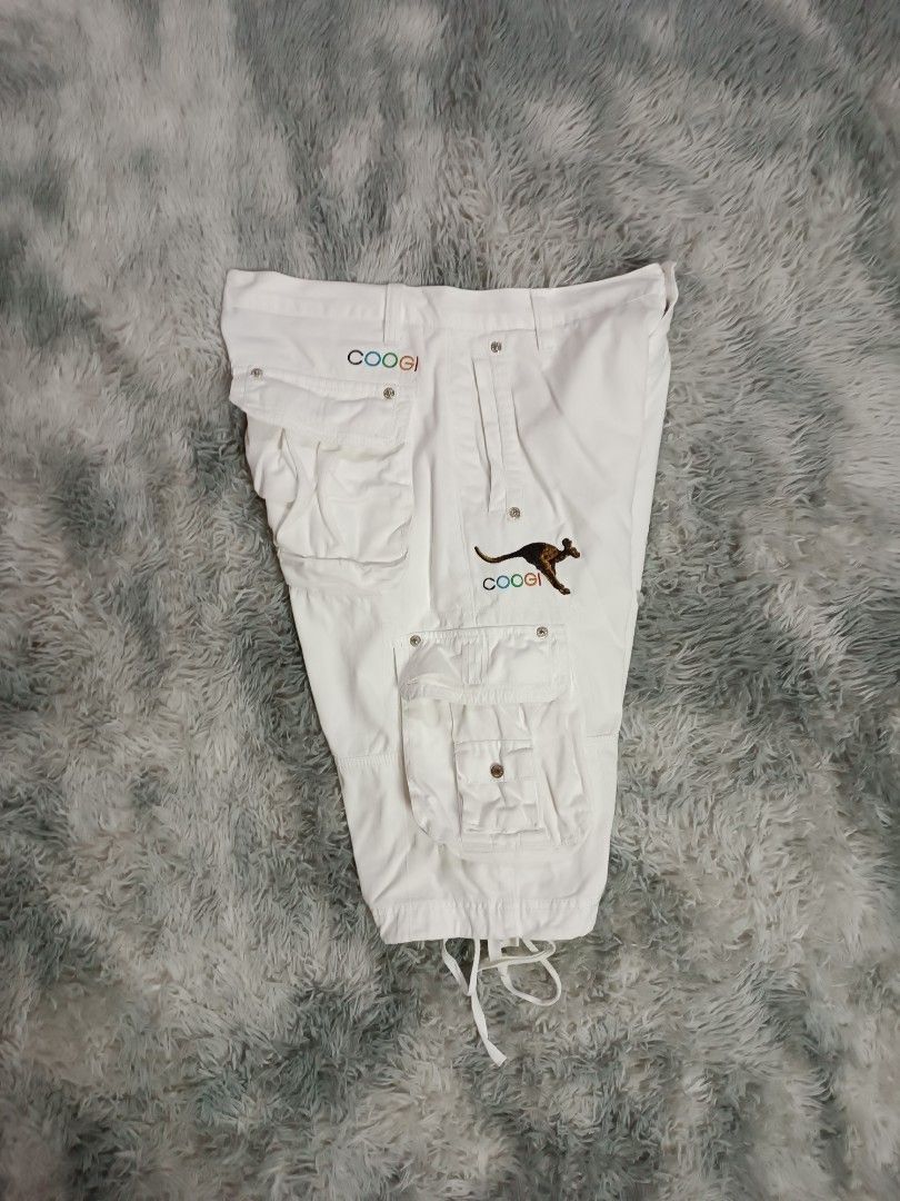 Coogi White Long Cargo Short (Category: Shorts) located in Mandaluyong City. Submitted by retro.199x (Listing ID 1406519995, Image 3). Description: SIZE 34 ON TAG Waist: 34-35in Length: 25 Thigh: 14 Leg Opening: 12 EXCELLENT CONDITION.