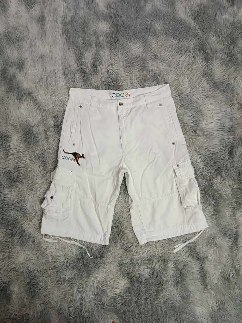 Coogi White Long Cargo Short (Category: Shorts) located in Mandaluyong City. Submitted by retro.199x (Listing ID 1406519995, Image 1). Description: SIZE 34 ON TAG Waist: 34-35in Length: 25 Thigh: 14 Leg Opening: 12 EXCELLENT CONDITION.