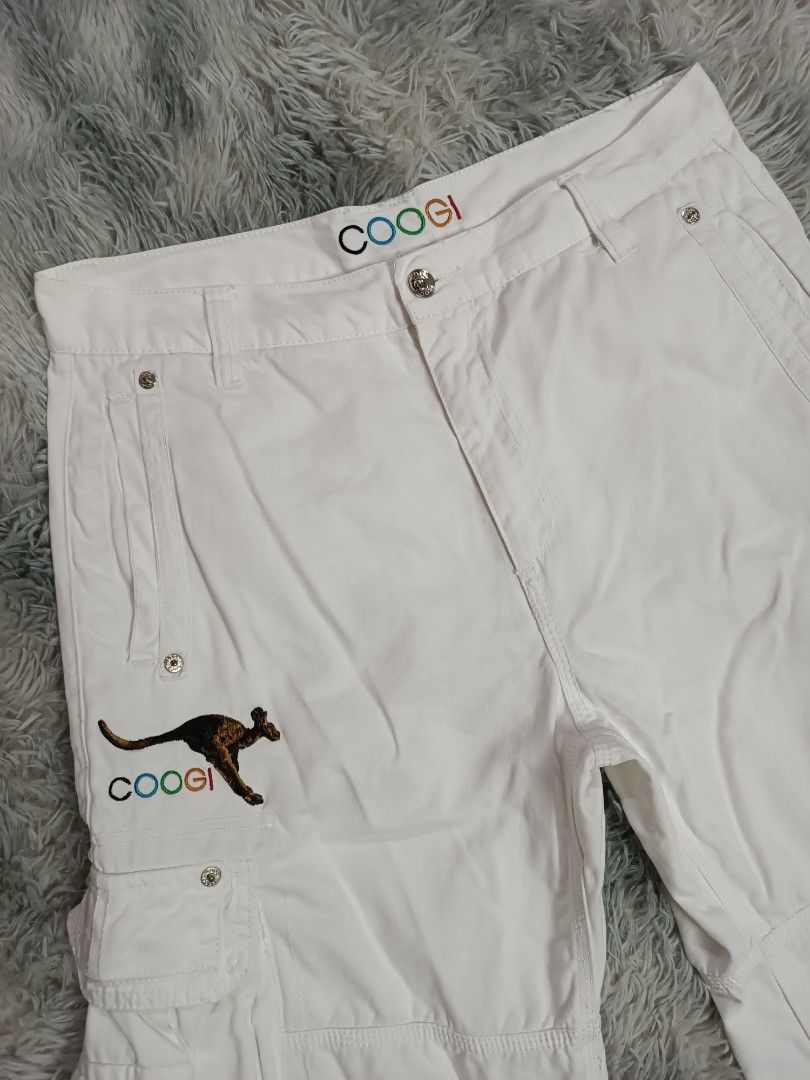 Coogi White Long Cargo Short (Category: Shorts) located in Mandaluyong City. Submitted by retro.199x (Listing ID 1406519995, Image 2). Description: SIZE 34 ON TAG Waist: 34-35in Length: 25 Thigh: 14 Leg Opening: 12 EXCELLENT CONDITION.