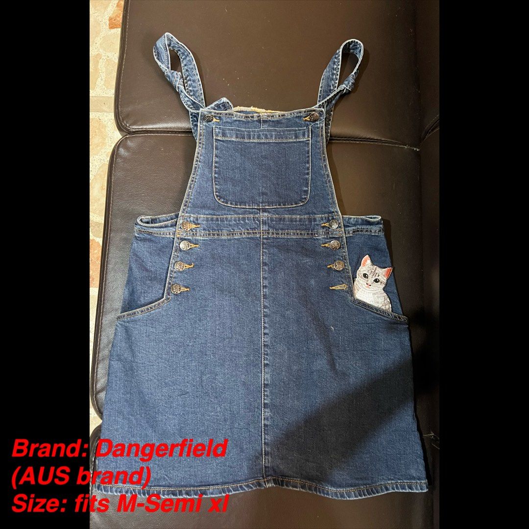 Dangerfield jumpskirt with cat design (Category: Rompers) located in Marikina City. Submitted by destashndeclutter (Listing ID 1406519005, Image 1). Description: .