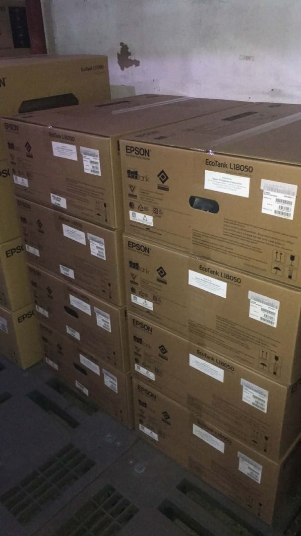 EPSON PRINTER BNEW (Category: Printers, Scanners & Copiers) located in Quezon City. Submitted by colisricky75597 (Listing ID 1406512760, Image 1). Description: EPSON L121 @5,200 EPSON L3210 @8,300 EPSON L3250 @9,800 EPSON L15150 @45,990 EPSON L11050 @22,000 EPSON L5290 @13,100 EPSON L6260 @15,250 EPSON L14150 @26,895 EPSON L18050 @27,600 BNEW SEALD WITH FREE INK AND CABLE.. 1YR WARRANTY 7DAYS REPLACEMENT.