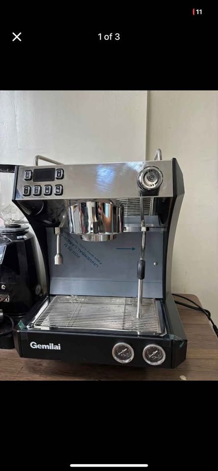 GEMILAI CRM 3121A COMMERCIAL TYPE 9BAR COFFEE MACHINE (Category: Coffee Machines & Makers) located in Quezon City. Submitted by oileee (Listing ID 1406629899, Image 1). Description: Rush For Sale‼️‼️‼️‼️ GEMILAI CRM 3121A COMMERCIAL TYPE 9BAR COFFEE MACHINE Orig priice posted pero selling at 45k nego pa ty . with receipt, no issue po with warranty papo makinis na makinis personal used lng😇 RFS:need funds☺️ pm me for more details pick up only loc