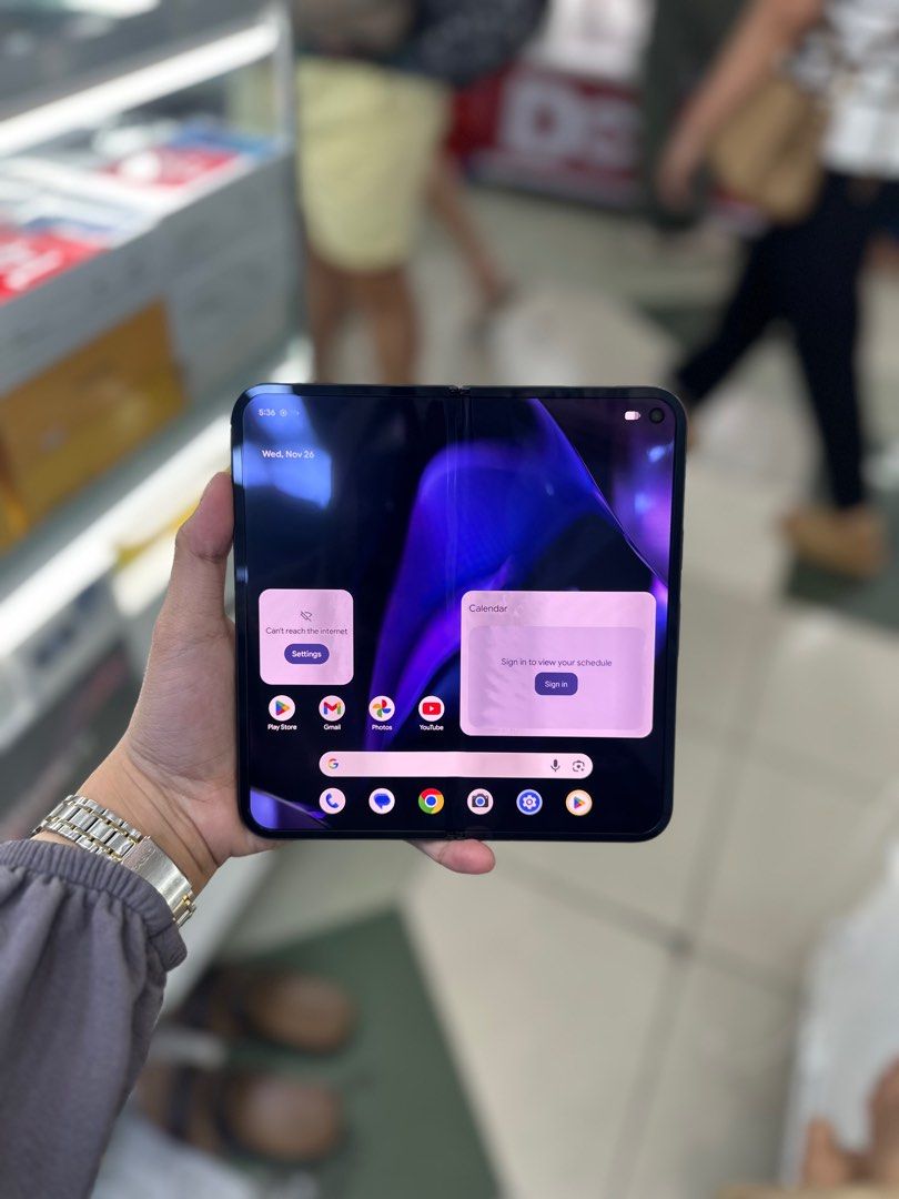 GOOGLE PIXEL 9 PRO FOLD 256GB FACTORY UNLOCK (Category: Google Pixel) located in San Juan City. Submitted by aynaagadgets (Listing ID 1406472151, Image 2). Description: NOVEMBER 2025 STALL #: XB-07 FOR SALE | TRADE / SWAP PASS SA MGA SCAMMERS / THIRD PARTY (RFS: Buy and Sell) GOOGLE PIXEL 9 PRO FOLD FACTORY UNLOCK ⬇️DETAILS⬇️ •256 GB (Other storage is also available) •US (Other Variant is still available but may vary) •Black (Other color is also 
