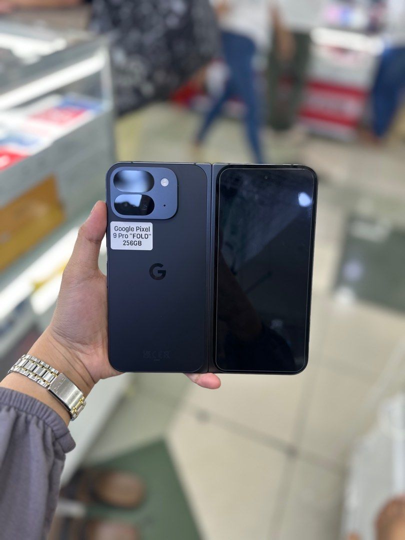 GOOGLE PIXEL 9 PRO FOLD 256GB FACTORY UNLOCK (Category: Google Pixel) located in San Juan City. Submitted by aynaagadgets (Listing ID 1406472151, Image 1). Description: NOVEMBER 2025 STALL #: XB-07 FOR SALE | TRADE / SWAP PASS SA MGA SCAMMERS / THIRD PARTY (RFS: Buy and Sell) GOOGLE PIXEL 9 PRO FOLD FACTORY UNLOCK ⬇️DETAILS⬇️ •256 GB (Other storage is also available) •US (Other Variant is still available but may vary) •Black (Other color is also 