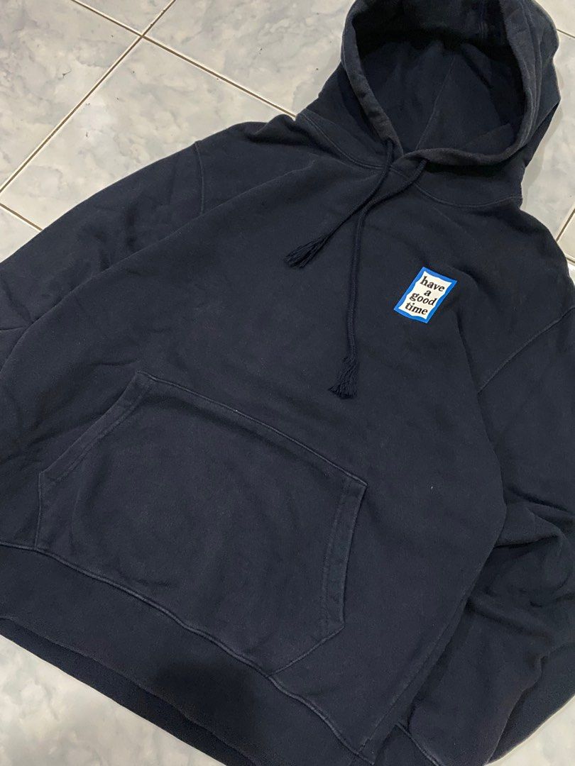 HAVE A GOOD TIME HOODIE (Category: Hoodies) located in Davao. Submitted by pickthrift (Listing ID 1406622489, Image 2). Description: 28 x 22.5in Size L Not faded.