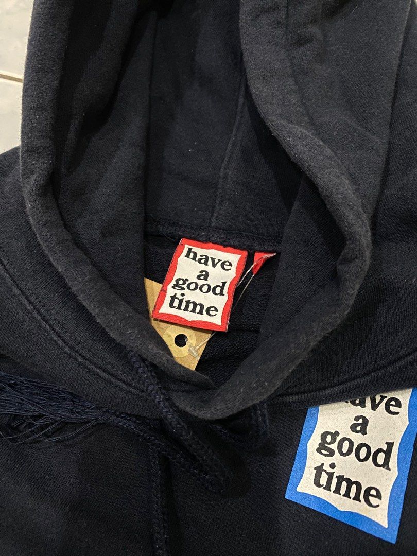 HAVE A GOOD TIME HOODIE (Category: Hoodies) located in Davao. Submitted by pickthrift (Listing ID 1406622489, Image 3). Description: 28 x 22.5in Size L Not faded.