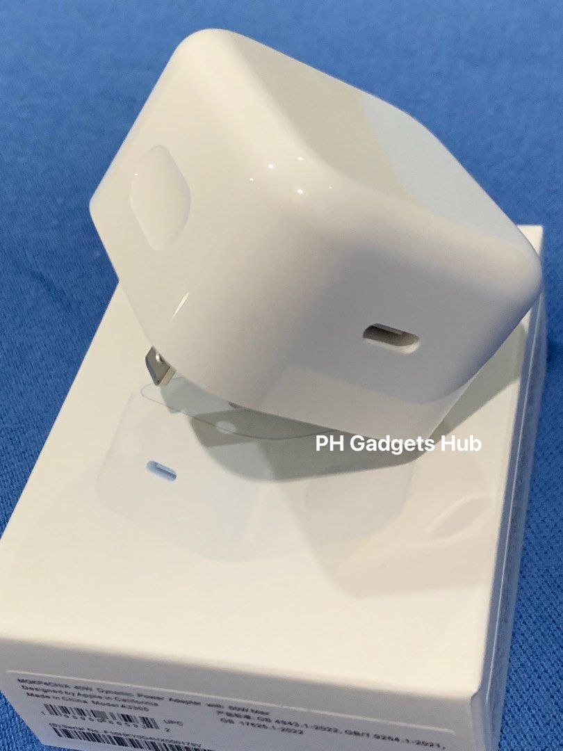 iPhone Original Adapter Charger 40W for iPhone 15 16 17 Pro Max (Category: Chargers & Cables) located in San Juan City. Submitted by ph_gadgets_hub (Listing ID 1406587232, Image 3). Description: 💯% 40W Apple iPhone Power Adapter😍 💯% Data sync supported 💯% MFI Certified 💯% Brand new WE ARE STILL ON SALE ❗️❗️❗️ ₱1,200 Original Apple 40W Dynamic Power Adapter with 60W Max Brand new sealed Compatible to all ios iPhone15,16,17Pro Max❤️ RECOMMEND�