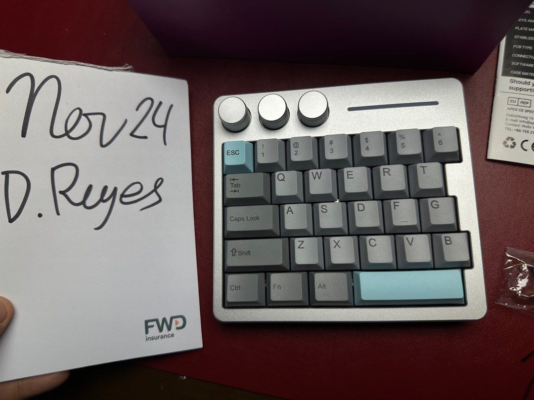 Kiiboom cybrix29 8k Magnetic Keyboard Gamepad (Category: Computer Keyboard) located in Cavite. Submitted by biboyharanero (Listing ID 1406488867, Image 1). Description: Kiiboom cybrix29 8k Magnetic Keyboard Gamepad Negotiable. brand new pa. Nireview lang so pass sa lowballers No LP in mind so please pm your maximum offer if below posted price (I hate haggling) RFS: Decluttering Issue: None Switches: Outemu duskrise 30g Structure: Connectivity: wi