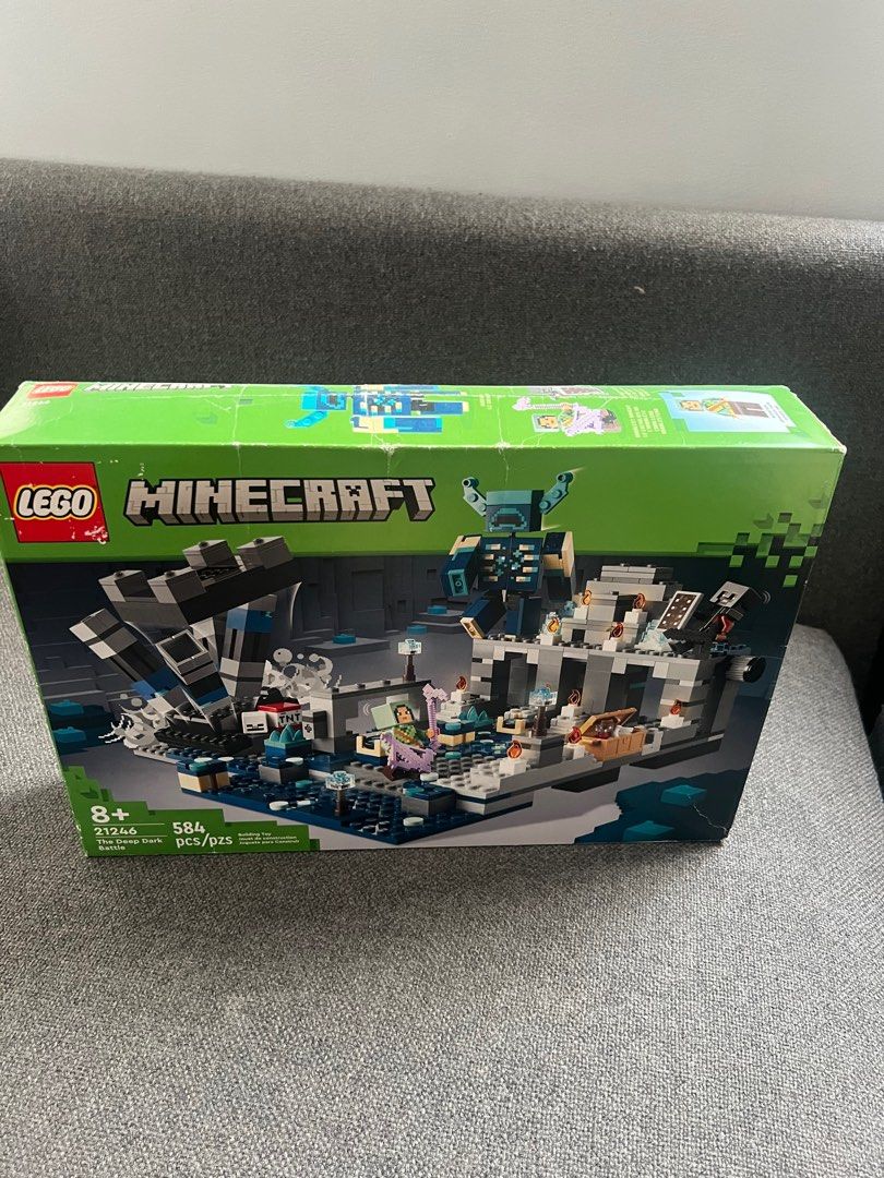 LEGO Minecraft The Deep Dark 21246 (Category: Lego & Building Sets) located in Quezon City. Submitted by authenticcloset (Listing ID 1406472061, Image 1). Description: Rare and hard to find!!! - LEGO Minecraft The Deep Dark set (21246) - 584 pieces - Features the Warden and other Minecraft characters - Box shows wear and tear Please check condition of the box before purchasing this is brandnew.