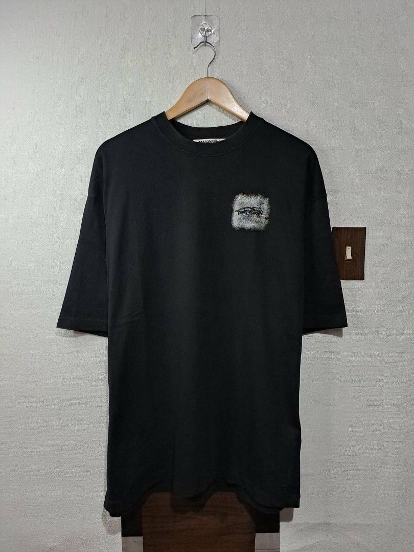 Mason Prince Black Graphic Tee (Category: Tshirts & Polo Shirts ) located in Manila. Submitted by yaseen_73 (Listing ID 1406475729, Image 3). Description: - Black Mason Prince t-shirt - Size: 2 - W22 x L29 - Unique graphic design (front and back) - Crew neck - Short sleeves - Care: Wash with similar colors - Comfortable material - Perfect for casual wear - Color Rate 9.5/10 - With minimal fade on the neckline - in excellent condition Free shippin