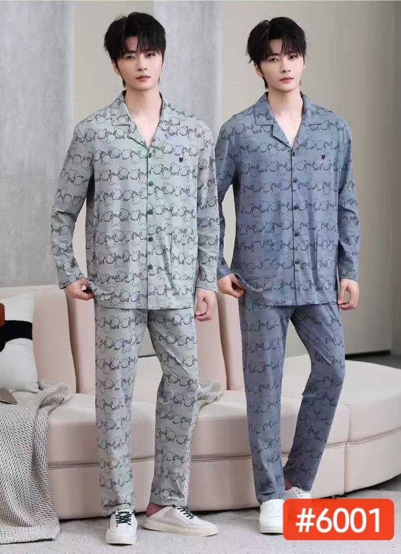 Men's Pajama Set - Various Designs (Category: Undergarments & Loungewear) located in Manila. Submitted by rocillocin64338 (Listing ID 1406529849, Image 1). Description: sizes: M, L, XL, XXL, 3XL, 4XL, 5XL cotton.