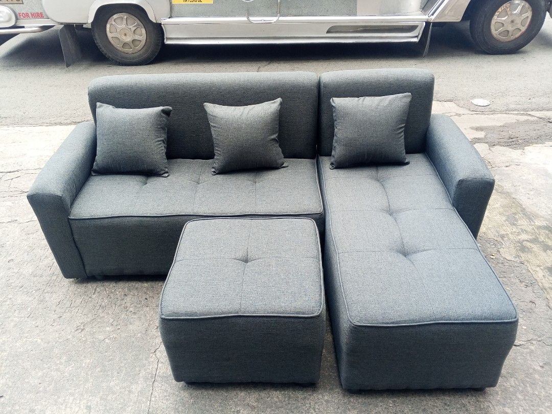 Mini Sofa L Shape 73*48 Inches (Category: Sofas) located in Manila. Submitted by danicapajo74240 (Listing ID 1406625546, Image 3). Description: Accept Cash on Delivery with Delivery Depende sa Location.. Text or Call For Fast Transaction Smart. 09684486393 Available on Hand Cash on Delivery GCash Payment Good Quality Heavy Duty Brand New.