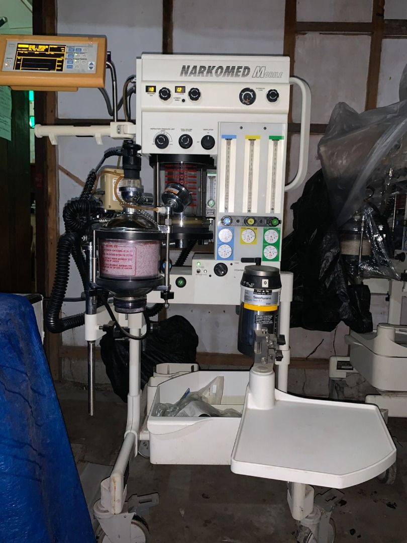 NAKOMED Anesthesia Machine (Category: Medical Supplies & Tools) located in Quezon. Submitted by quezonmedsource (Listing ID 1406469251, Image 2). Description: 📣See the pictures for issues 📍Per LOT 2 Units Package! You may message us or call us in this numbers: ☎ Smart: 09085381023 .