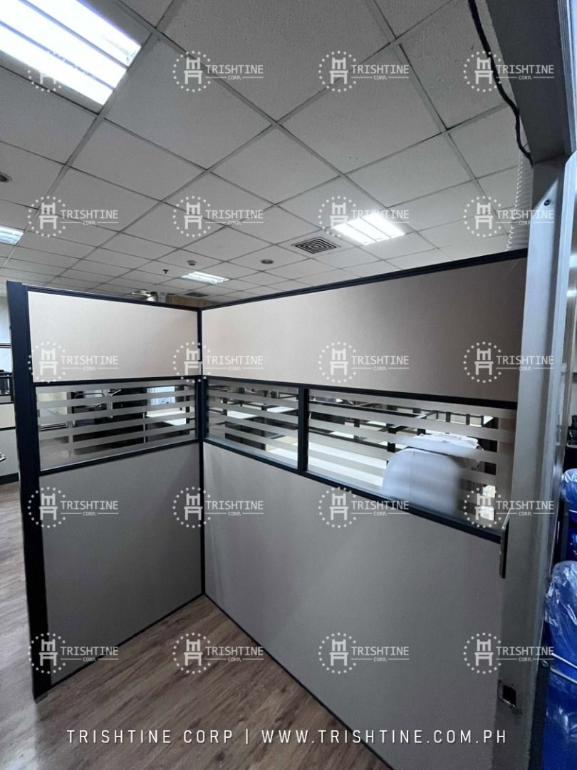 Office Cubicle Partition (Category: Office Furniture & Fixtures) located in Quezon City. Submitted by skyler-22 (Listing ID 1406541037, Image 3). Description: - Modern office cubicle partition - Neutral color scheme For other inquiry, you may contact the following furniture specialist: Ms.Reign Barrios .