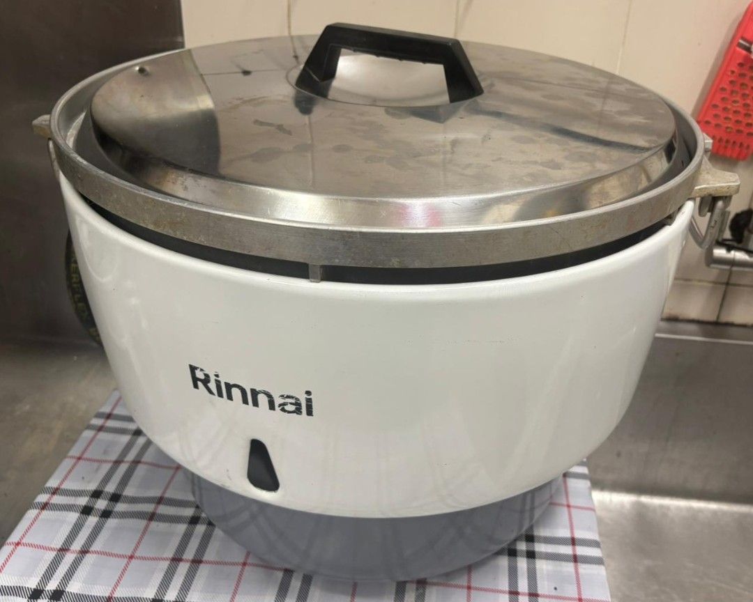 Rinnai RER55ASL Commercial Gas Rice Cooker – 55 Cup Capacity, Propane/LP Gas