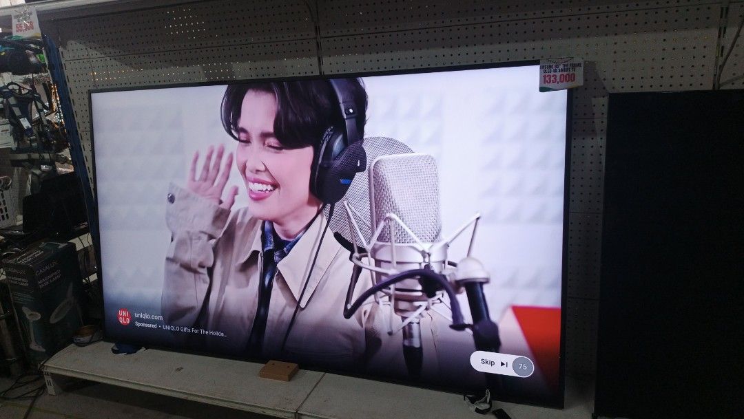 Samsung 85" THE FRAME QLED 4K SMART TV (Category: TV) located in Muntinlupa City. Submitted by aussiesurplus (Listing ID 1406492416, Image 2). Description: SHOP & SAVE Australian Surplus: LOOK FOR GENESSA #30 Kengi Marketing RMT Industrial Complex Tunasan Muntinlupa 📍Pin on GOOGLE MAP or WAZE: Shop and Save Australian Surplus RETAIL 🕣Store hours: 8:30am to 5:30pm ✅OPEN: Monday to Saturday 🔒CLOSED: Sunday.