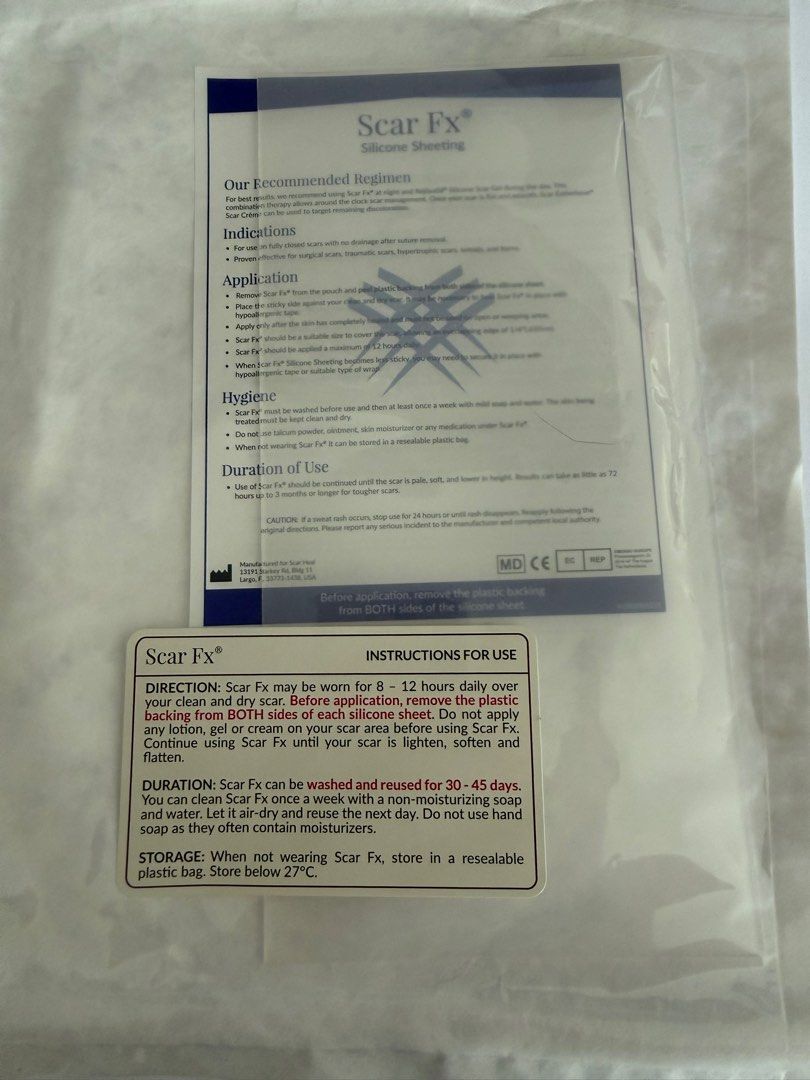 Scar Fx Silicone Sheeting 4