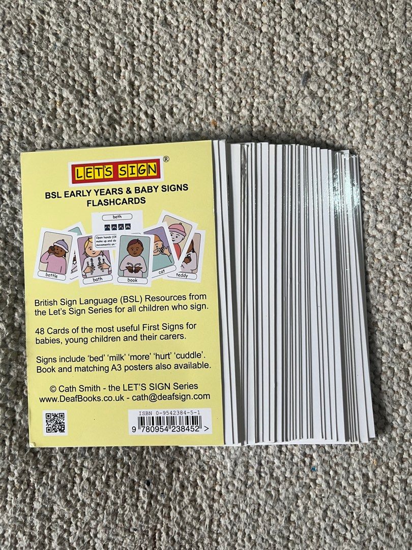 Sign Language Flashcards (Category: Educational & Learning Toys) located in Quezon City. Submitted by cute_clothes_for_babies (Listing ID 1406467941, Image 2). Description: .