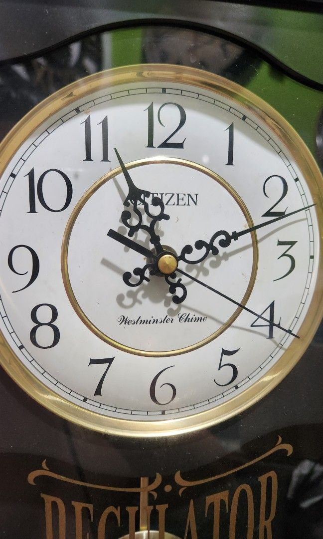 Vintage Citizen Westminster Chime Clock Made in Japan