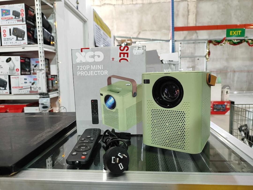 XCD 720P Mini Projector (Category: Projectors) located in Muntinlupa City. Submitted by shopandsaveau (Listing ID 1406185491, Image 3). Description: XCD 720P MINI PROJECTOR Surplus from Australia Regular Price: P2,900 120 ANSI Lumens 720P Native Resolution Built-in Speaker HDMI USB Media Playback Message if interested. You can check in store or have it delivered. Location: No. 30 Kengi Marketing, RMT Industrial Complex, Tunasan, Muntinlupa, Metro