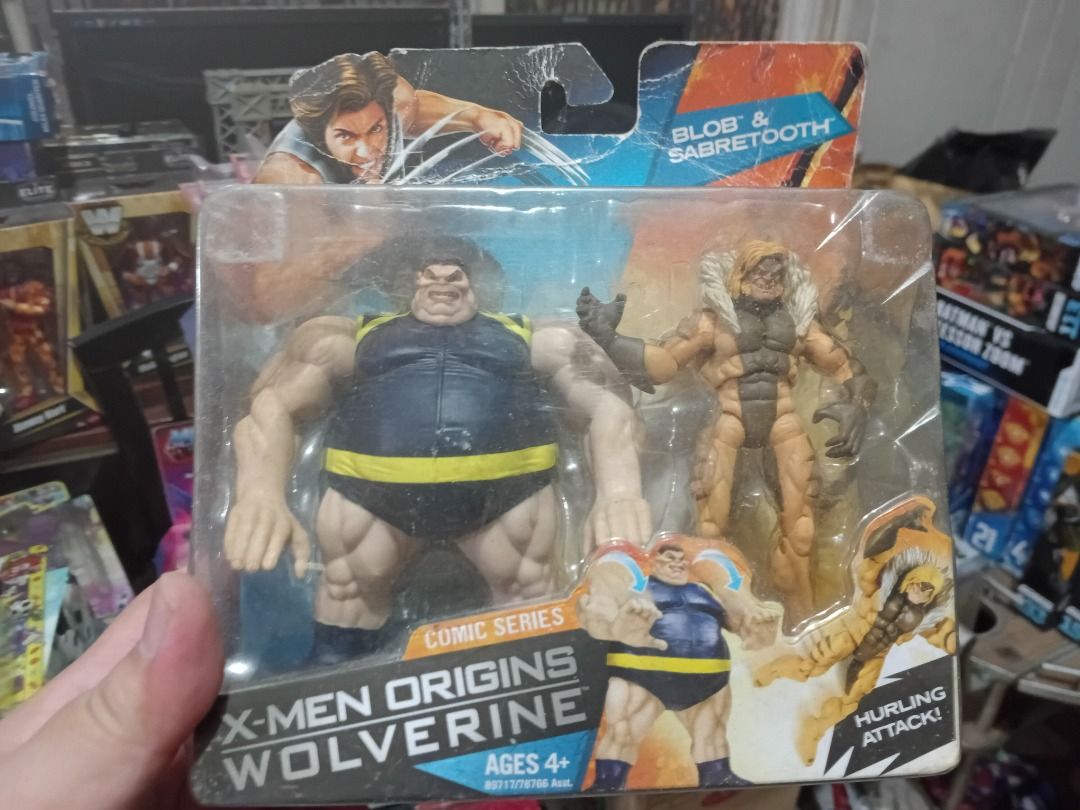 Xmen Blob and sabretooth 3.75 figures (Category: Figurines & Statues) located in Manila. Submitted by paksiwtokwa.paksiwtokwa (Listing ID 1406559981, Image 1). Description: For sale Xmen Origins blob and Sabretooth figure Mint in box 3000php Location: project 8 q.c..