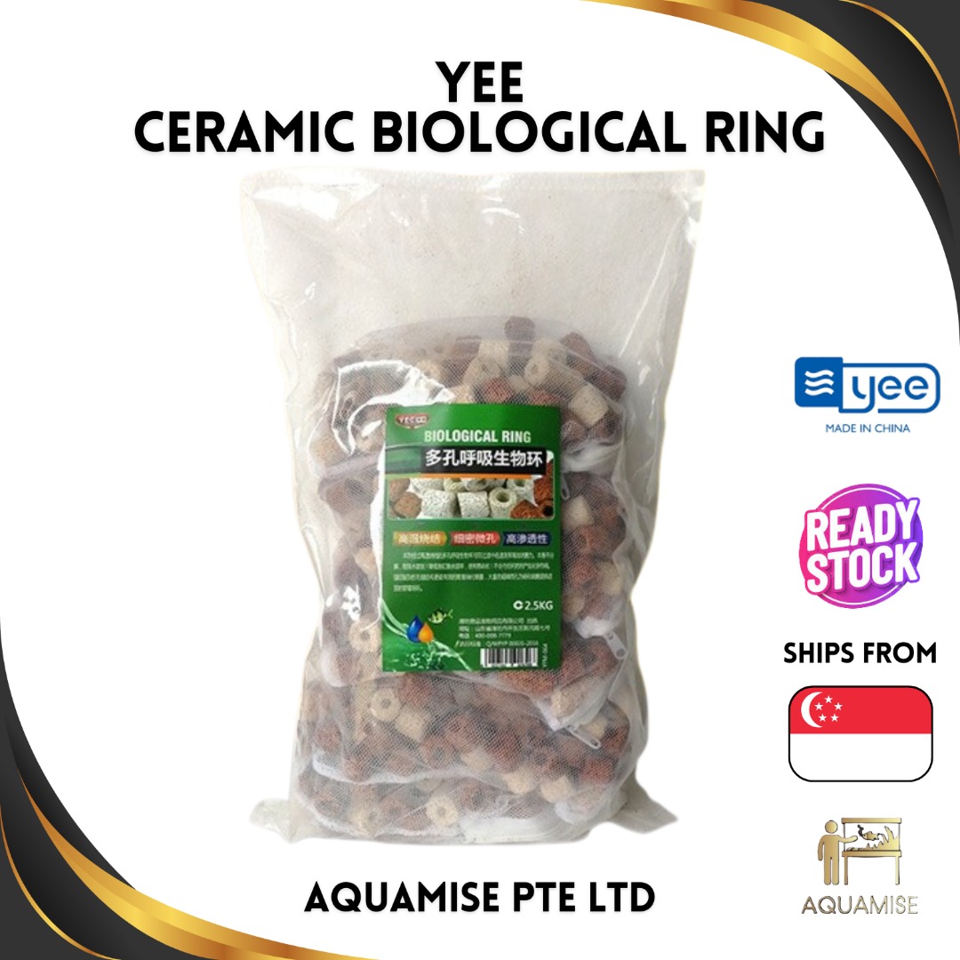 YEE - CERAMIC RINGS FOR FILTERATION SUMP OVERHEAD CANISTER BIOLOGICAL ...