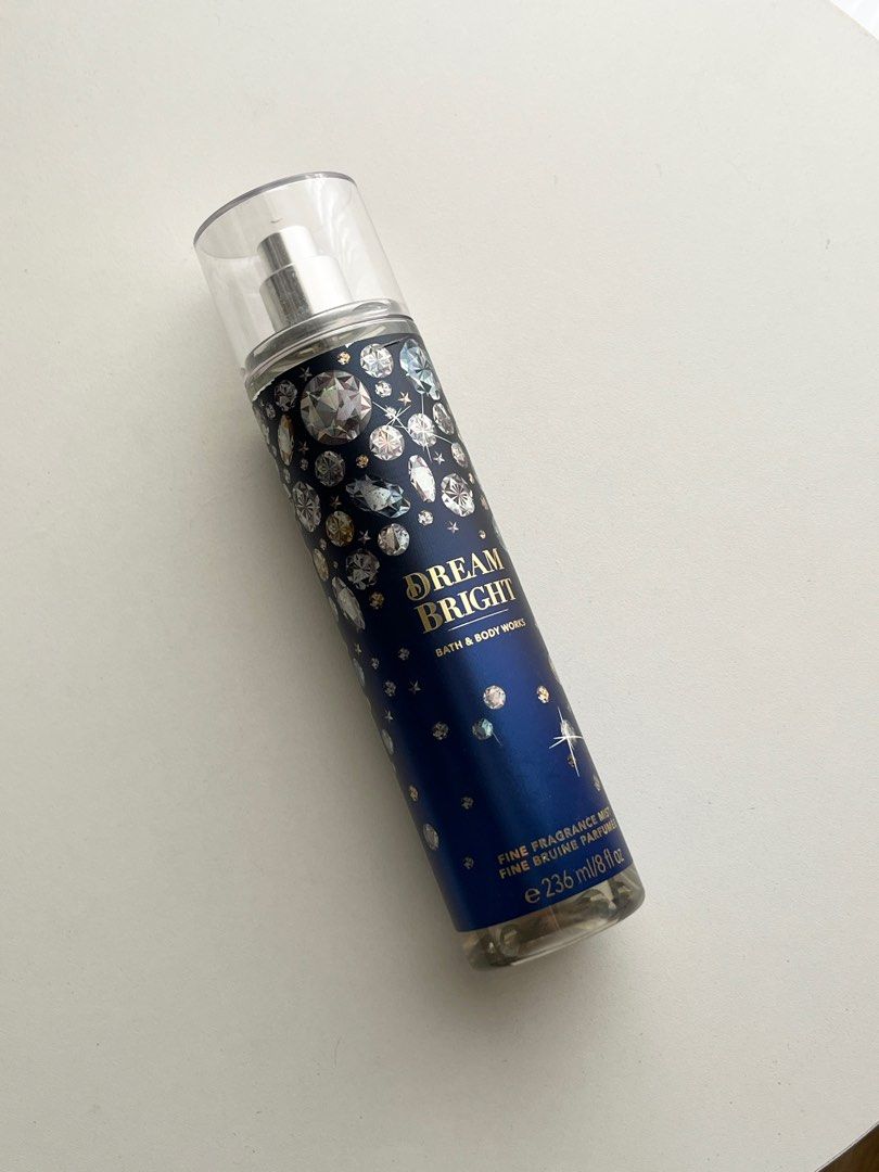 Bath & Body Works Dream Bright Body Mist (Category: Fragrance & Deodorants) located in Pasay City. Submitted by beansshop (Listing ID 1406676942, Image 1). Description: bought recently at bbw’s sale, 90% left RFS: impulse buy LAST PRICE! NO HAGGLING, PLEASE 🙏 pay first to reserve 💛 MOP: GCash MOD: Lalamove / J&T (every friday drop off) 📍 Taft.