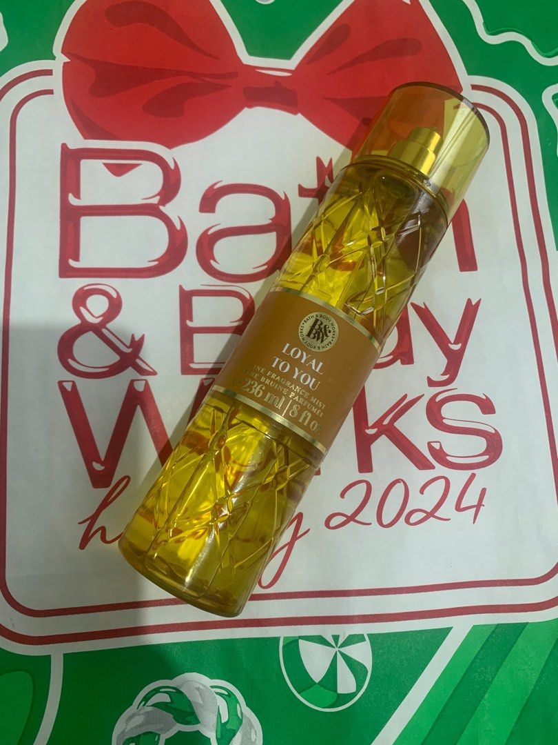 Bath & Body Works Loyal to You mist (Category: Fragrance & Deodorants) located in Manila. Submitted by kylier27 (Listing ID 1406649672, Image 1). Description: all items authentic bought fr Canada no paperbag included.