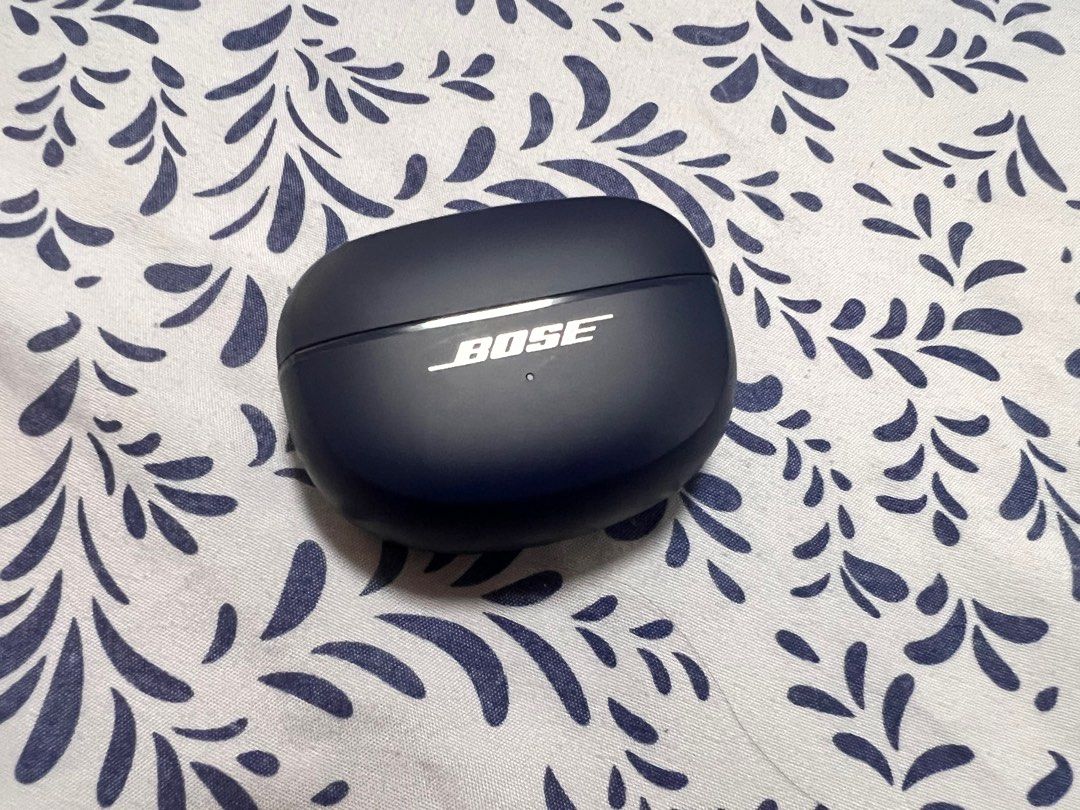 Bose ultra open earpods (Category: Earphones) located in Marikina City. Submitted by skowshop (Listing ID 1406699573, Image 2). Description: Almost new bought in the US ORIGINAL ORIGINAL MONEY BACK IF FAKE.