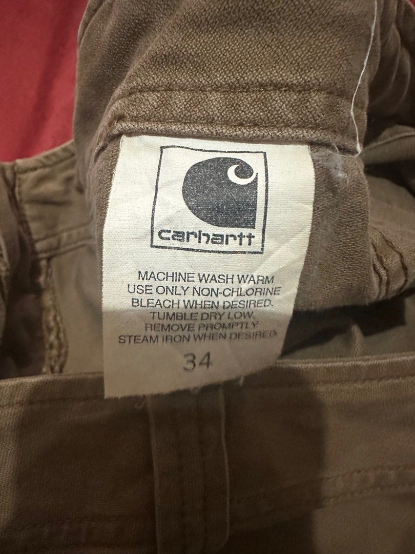 Carhartt Brown Pants Size 34 (Category: Jeans) located in Cavite. Submitted by jessrms (Listing ID 1406656454, Image 3). Description: Carhartt pants.