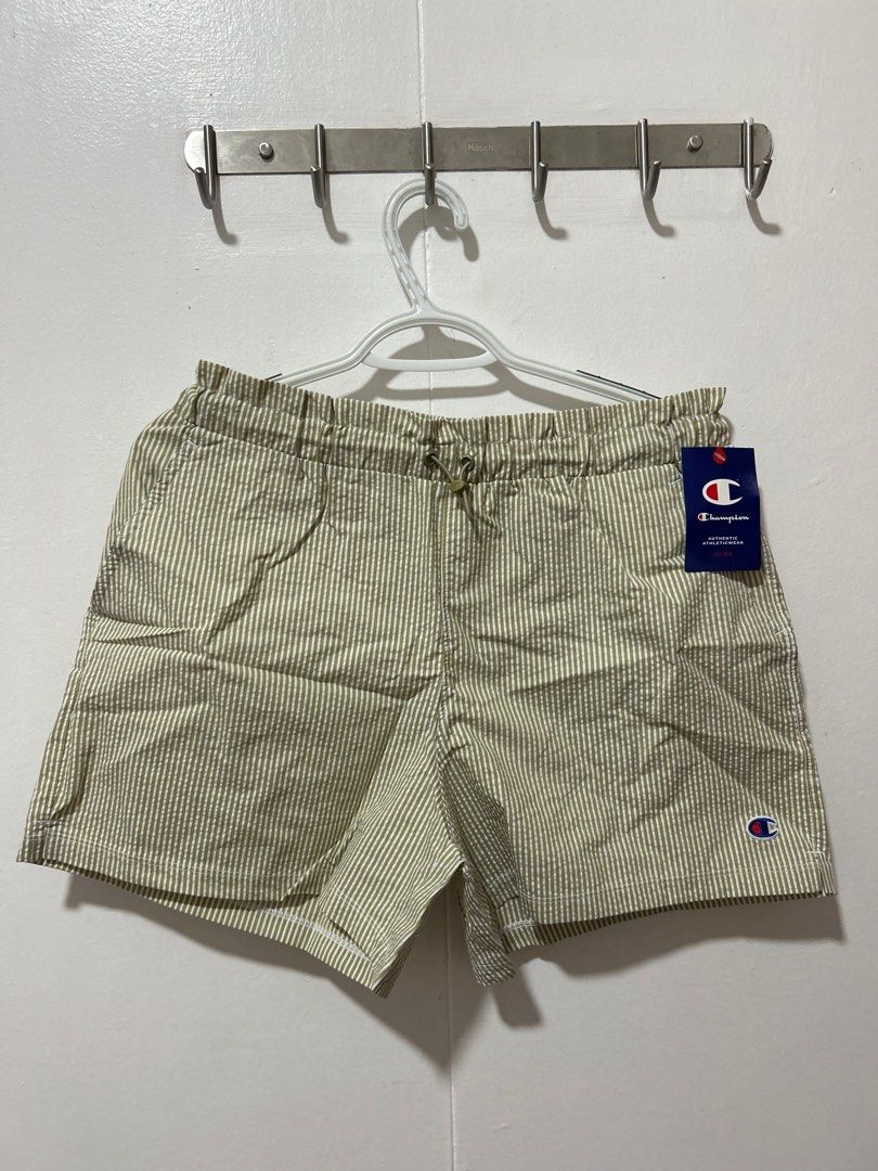 Champion Seersucker Shorts - Medium (Category: Shorts) located in Cabanatuan. Submitted by wompywompy (Listing ID 1406786488, Image 1). Description: no when worn brand new never worn.