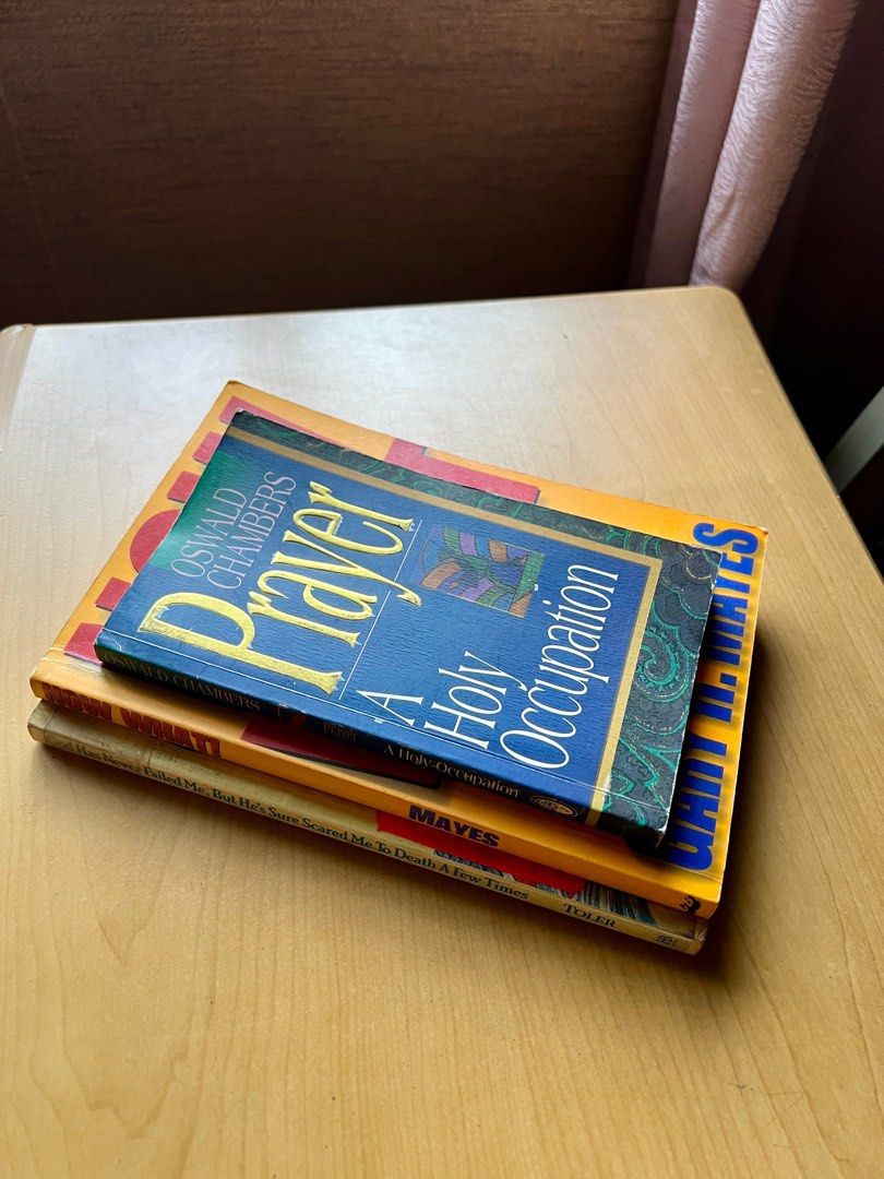 Religion & Christian Books (3-book bundle) (Category: Religion Books) located in Paranaque City. Submitted by authenticand100pctlegit (Listing ID 1402522202, Image 3). Description: Christian Books (3-Book Bundle) /P250 for all Titles available: 1. God Has Never Failed Me, But He's Sure Scared Me To Death A Few Times by Stan Toler, 155 pages/P100 2. Now What: Resting in the Lord When Life Doesn't Make Sense by Gary R. Mayes, 192 pages/ P150 3. Pra
