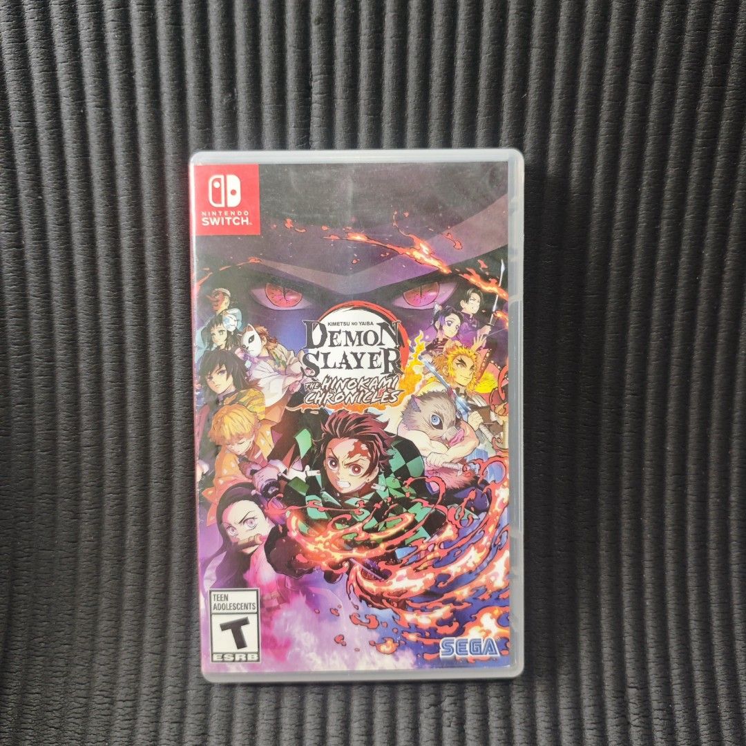 Demon Slayer Switch Game (Category: Nintendo) located in Quezon City. Submitted by shopme_gadget30 (Listing ID 1406690320, Image 1). Description: kindly read the details first for sale fixed price good Condition tested and working With case and game card compatible to Nintendo switch usa region Shoopppppeee —,✅ can check out pm for the linnnkkk (If shoopppee check out, price is higher because of shooppppeee deduction qc area meet up: sm north shi