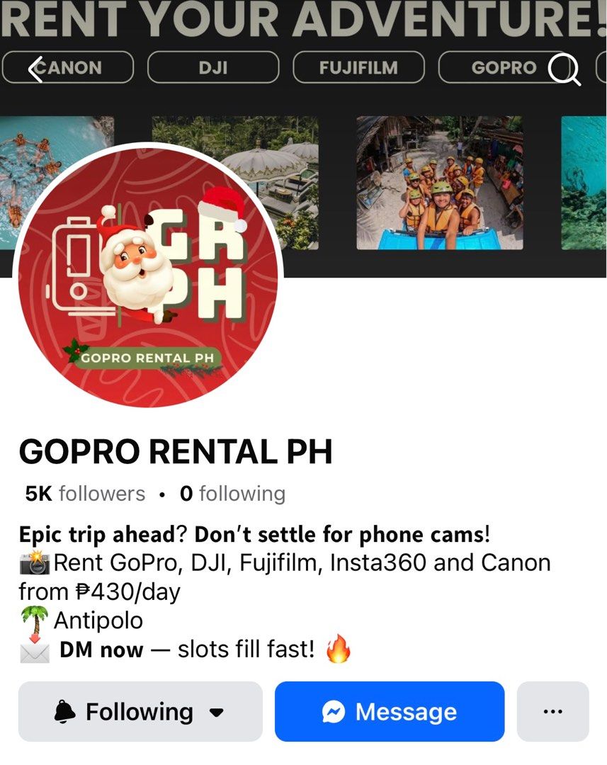 FOR RENT: Canon G7X Mark III (Category: Cameras) located in Quezon City. Submitted by closet_theory (Listing ID 1346860824, Image 2). Description: 🎥✨ Looking for the perfect camera rental for your next adventure or project? Look no further! 📸 We offer a wide range of 𝗖𝗮𝗻𝗼𝗻, 𝗙𝘂𝗷𝗶𝗳𝗶𝗹𝗺, 𝗚𝗼𝗣𝗿𝗼, 𝗗𝗝𝗜, 𝗞𝗼𝗱𝗮𝗸, and 𝗜𝗻𝘀𝘁𝗮𝟯𝟲𝟬 𝗰𝗮𝗺𝗲𝗿𝗮𝘀 to capture every moment—whether it’s action-packed, picture-perfect, or uniquely c