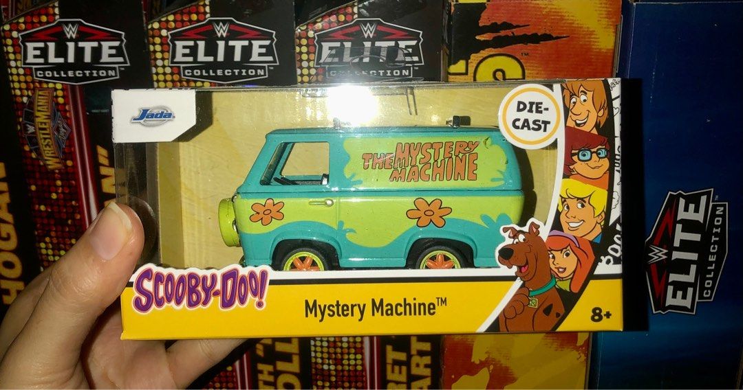 Jada Scooby Doo Mystery Machine (Category: Vehicle & Diecast Models) located in Binan City. Submitted by elf.0000 (Listing ID 1406746125, Image 1). Description: P850.00 plus shipping cost Scale 1:32 Sealed but box is not in mint condition Not recommended for mint collectors Payment via gcash Ship thru jnt or lalamove.