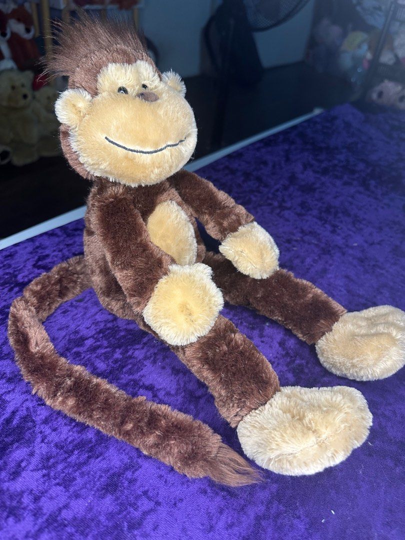 JELLYCAT Classic and Vintage Pickles Monkey (Category: Plushies & Soft Toys) located in Pasig City. Submitted by katplush_superlove (Listing ID 1406757609, Image 2). Description: Retired Rare Vintage Tush tags vintage What you see is what you’ll get Super cute in real life Payment first Lalamove or jnt ready once fully paid Satisfaction guaranteed .