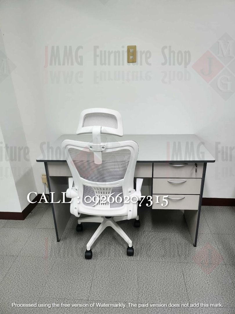 OFFICE TABLE . CHAIR . STEEL CABINET (Category: Office Furniture & Fixtures) located in Caloocan City. Submitted by officefurniture_jessica (Listing ID 1406697777, Image 2). Description: JMMG Furniture SHOP is a manufacturer and supplier of Office and Home Furniture. 🚚 We deliver within metro manila and nearby provinces ( with minimal fee depends on the quantity ) 🖊 Free quotation ✅ We also customized office furniture. We have wide collections 
