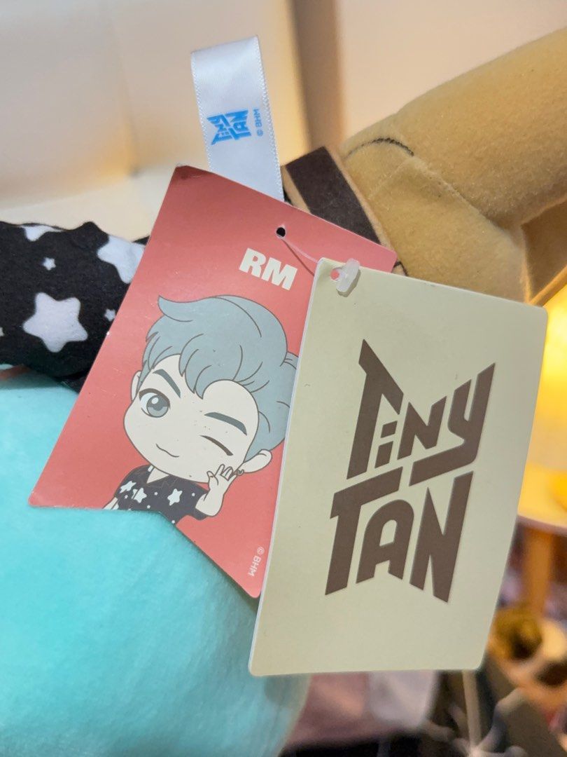 Official Tiny Tan Rap Monster (RM) BTS (Category: K-Wave Merchandise) located in Subic. Submitted by ayusamicos (Listing ID 1406725368, Image 2). Description: Official Tiny Tan Rap Monster (RM) BTS - brand new with papertag - authentic, official MOP: GCash. MOD: J&T Express. Shipping fee will be shouldered by the buyer. 🏷️₱250 .