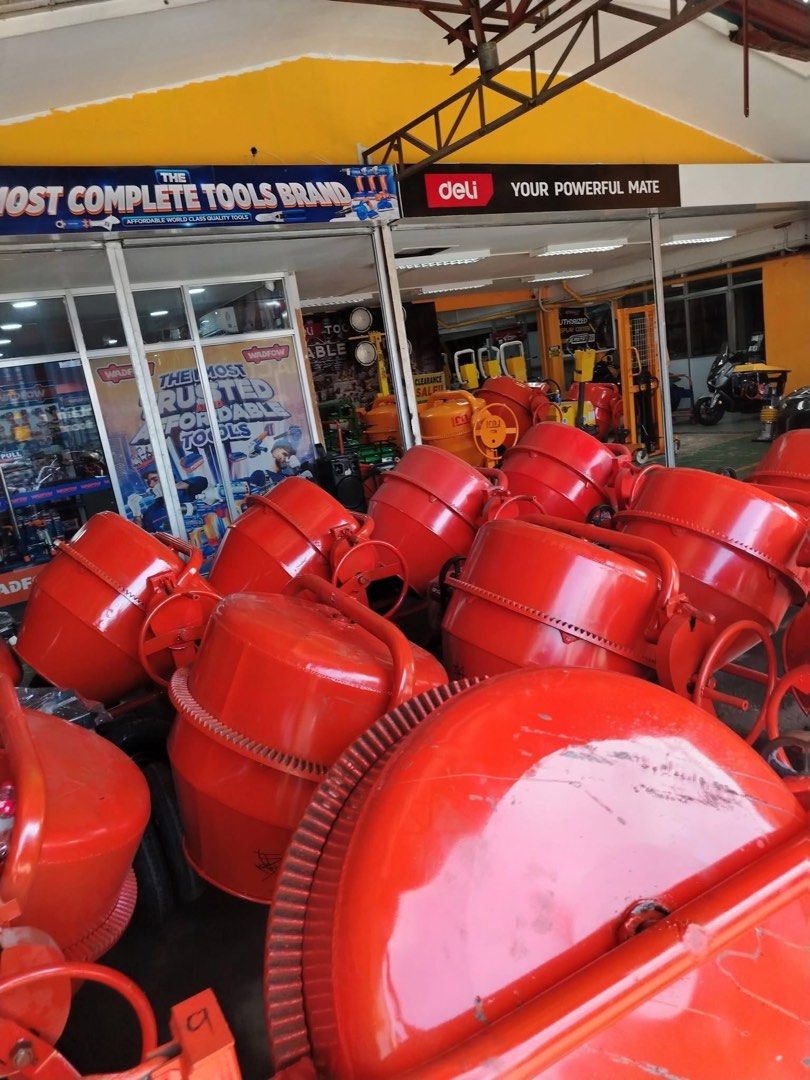ONE BAGGER CONCRETE MIXER WITH GAS ENGINE (Category: Construction Tools & Equipment) located in Santa Rosa. Submitted by ljesguerra (Listing ID 1406694825, Image 3). Description: Restock‼️ Restock‼️ Restock‼️ 📢One-Bagger Cement Mixer Bundles‼️ 🔴T-frame with 7.5 Gas Engine 🔴H-frame with 7.5 Gas Engine 🔴A-Frame Premium with 7.5 Gas Engine 🔴Fuji plus Imported with 7.5 Gas Engine Plus Freebies‼️ Option A. Welding Machine & Cordless Drill Option 