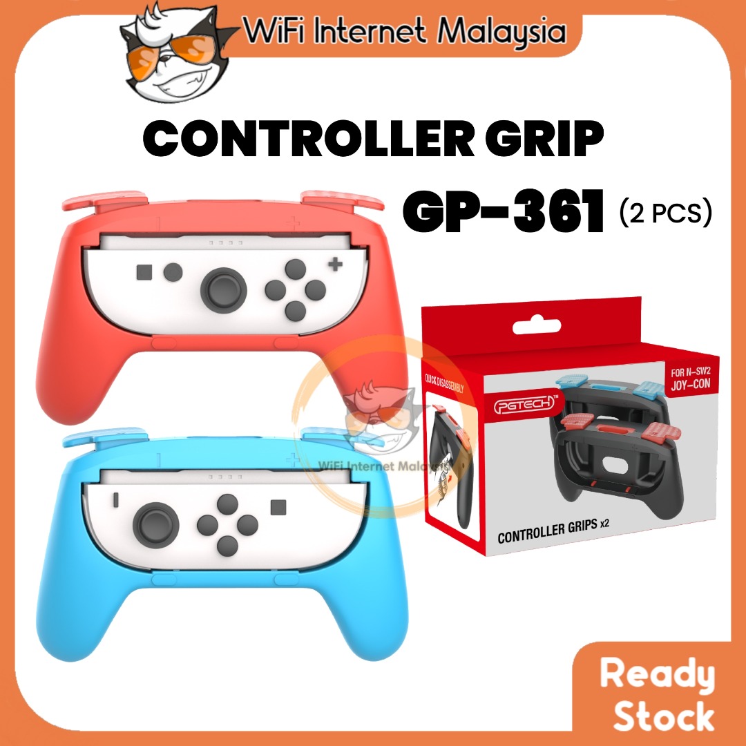 PGTECH (2 Pcs) GP-361 Controller Grip for NlNTENDO Switch2 Joy-Con Grip ...