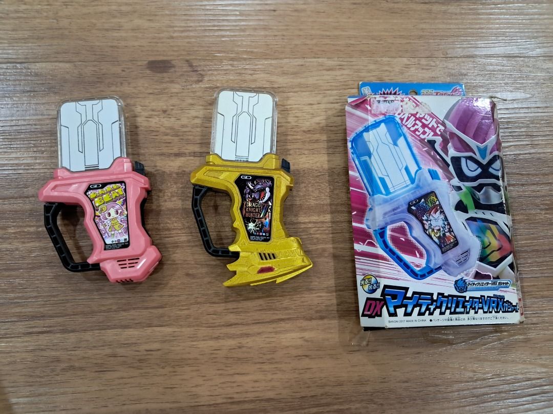Rare Kamen Rider Ex Aid Gashats DX (Taddle Legacy, Dragon Knight Hunter ...