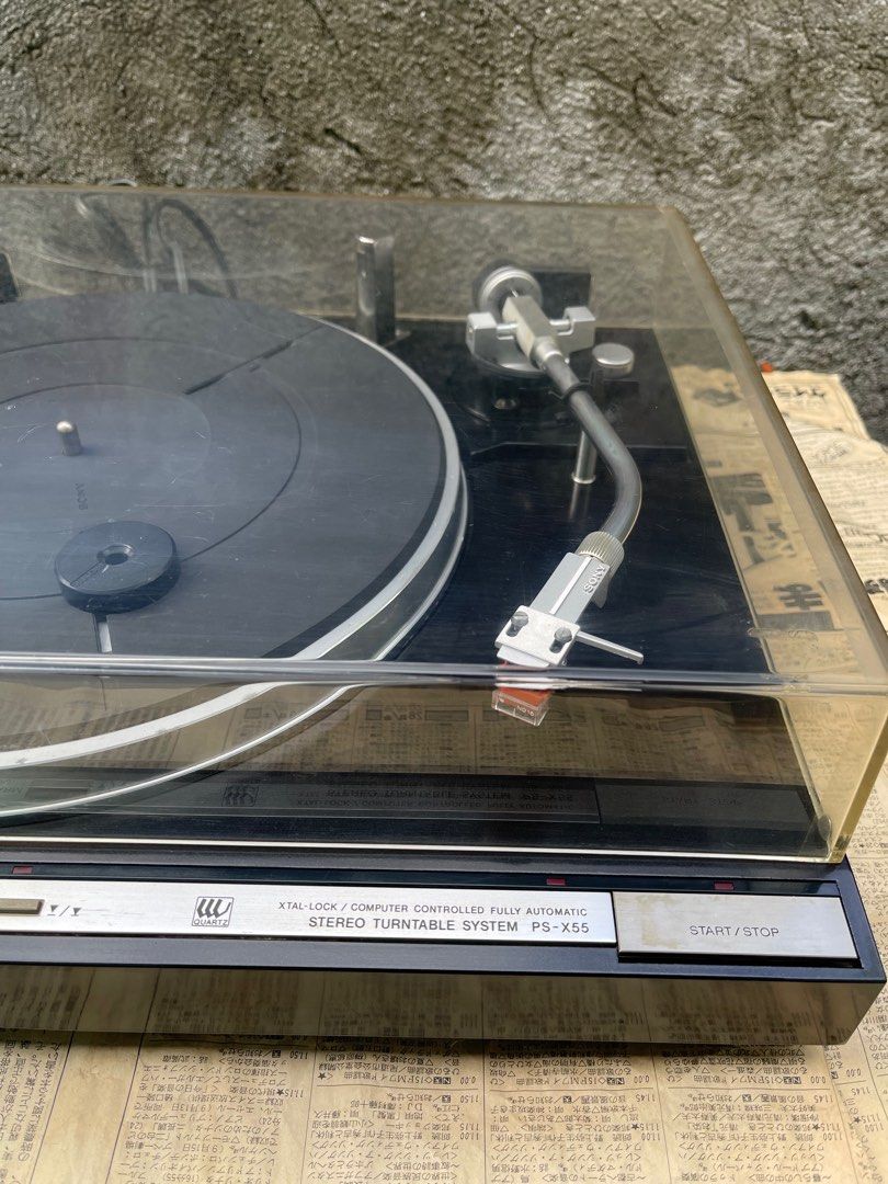 Rare Vintage Sony PS-X55 Turntable (Category: Soundbars, Speakers & Amplifiers) located in Manila. Submitted by thevintage90_sretro. (Listing ID 1406670970, Image 3). Description: Rare Vintage Sony PS-X55 Turntable 100v excellent condition Legit 📩📩📩.