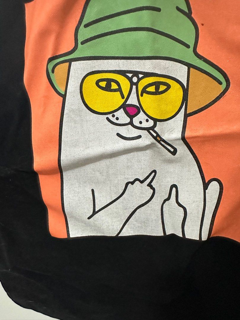 Ripndip Tote Bag (Category: Sling Bags) located in Makati City. Submitted by jesseboi31 (Listing ID 1406734210, Image 2). Description: Preloved Thrifted Tote Bag RipnDip Bought at a thrift-shop in Japan rfs: decluttering loc: Sampaloc, Manila.