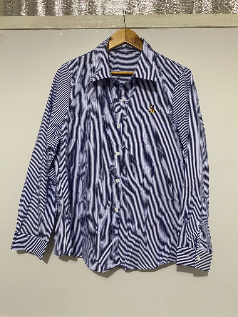 Shein stripe polo (Category: Longsleeves) located in San Pedro. Submitted by jen.declutter (Listing ID 1402072065, Image 2). Description: Large to XL.