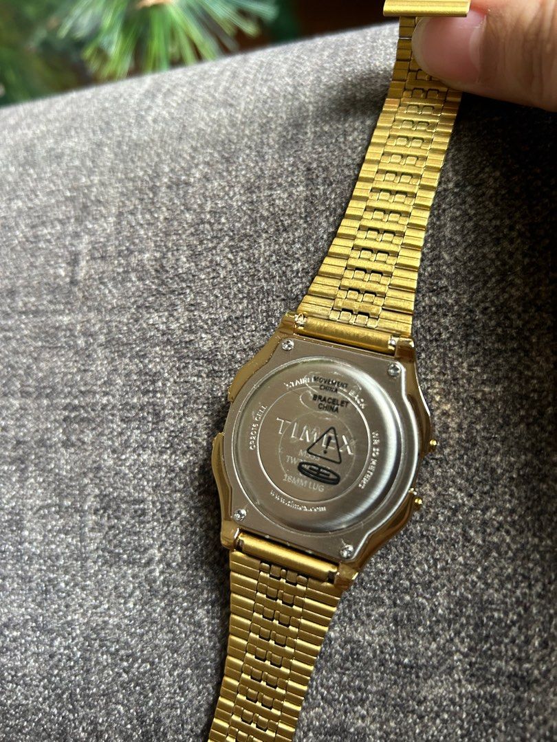 Timex T80 Gold Digital Watch (Category: Men's Watches) located in Labrador. Submitted by kharen_1988 (Listing ID 1406700945, Image 3). Description: Like new original Original from Canada Price negotiable.