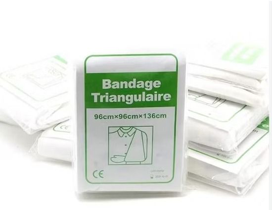 TRIANGULAR BANDAGE NON WOVEN (Category: Medical Supplies & Tools) located in Quezon City. Submitted by andrea_dxs (Listing ID 1406679313, Image 1). Description: .