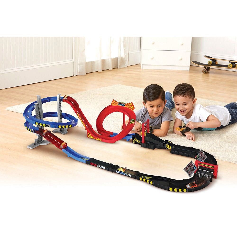 Rev Racers Triple Loop VTech Turbo Force Racers Mega Circuit Super Loop Set, Hobbies & Toys ...
