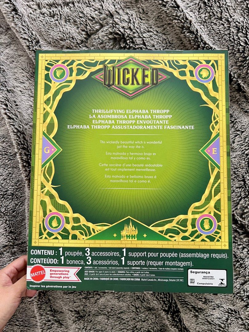 Wicked Glinda/Elphaba Dolls (Category: Figurines & Statues) located in Paranaque City. Submitted by kristhings (Listing ID 1406810323, Image 2). Description: (1) elphaba Glinda sold. Only elphaba is available. .